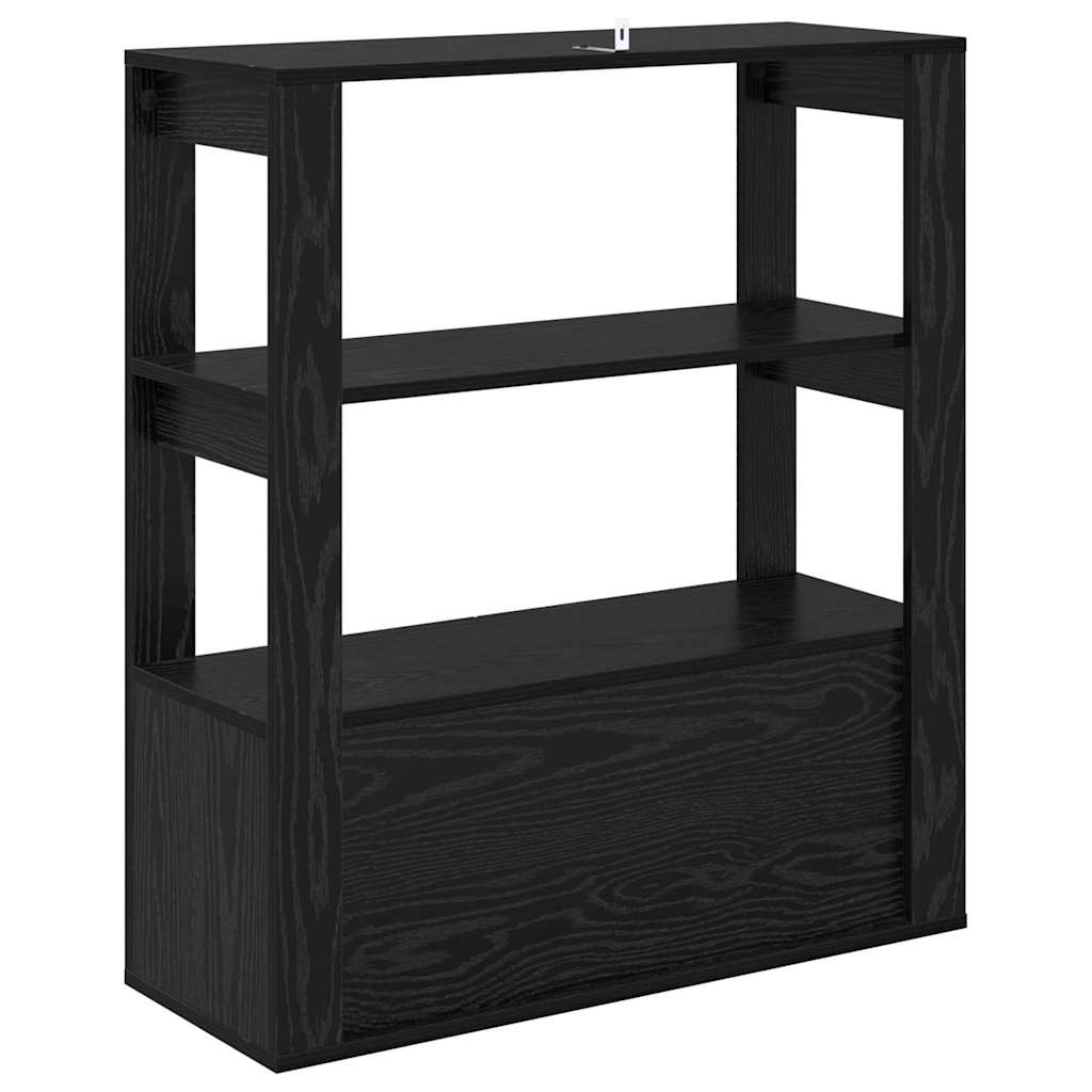 Buffet Chêne noir 30 x 80 x 90 cm Bois d'ingénierie - XIOS