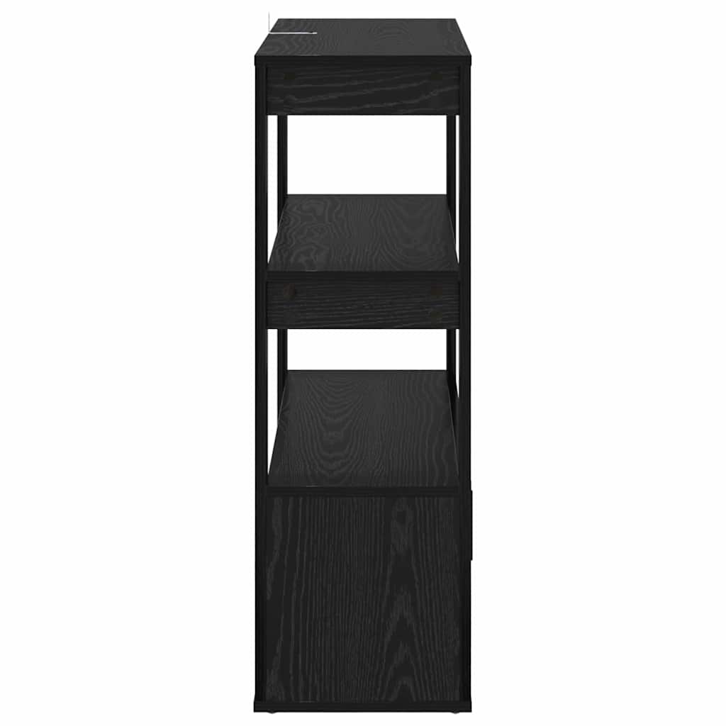 Buffet Chêne noir 30 x 80 x 90 cm Bois d'ingénierie - XIOS