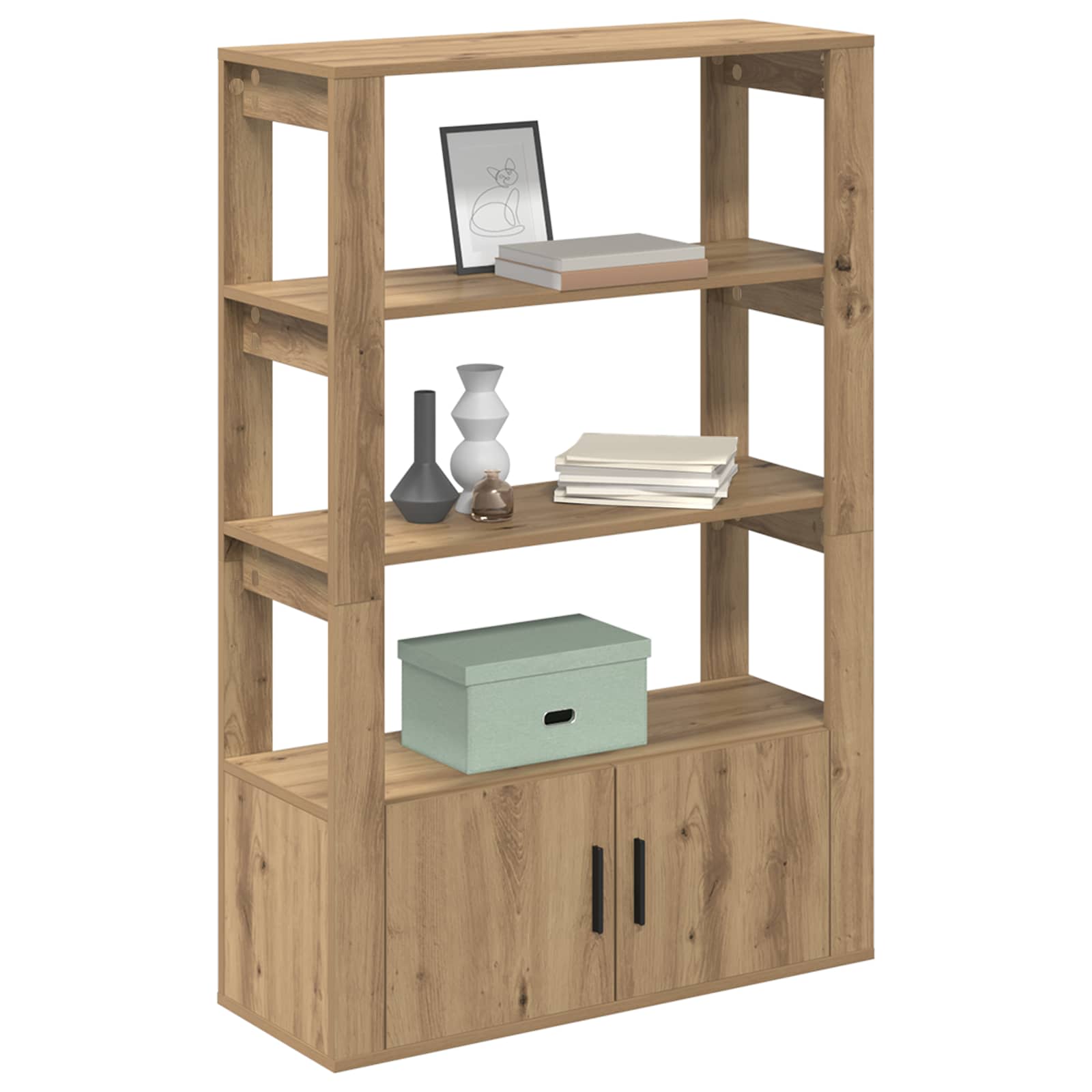 Buffet chêne artisanal 30 x 80 x 119.5 cm Bois d'ingénierie - XIOS