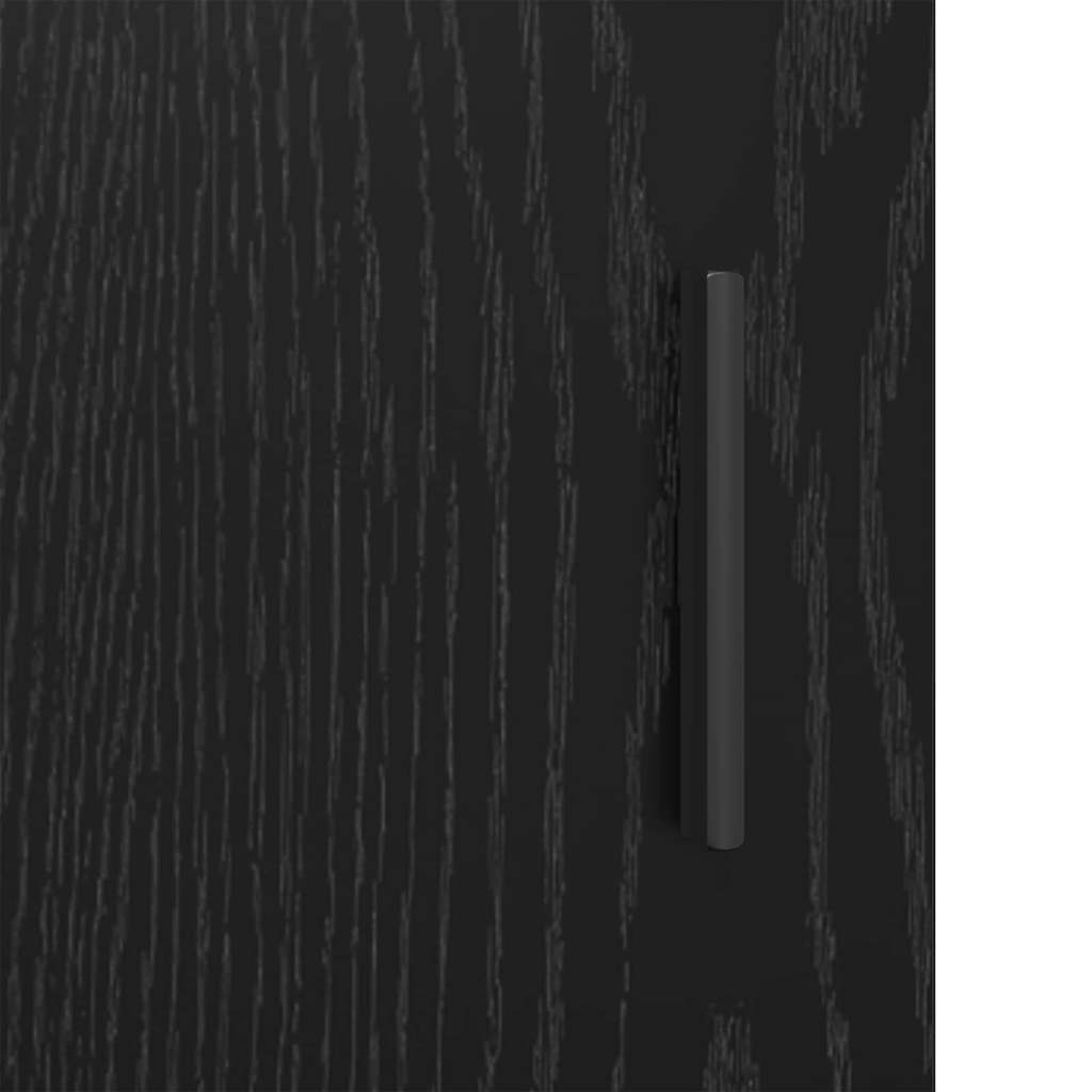 Buffet Chêne noir 30 x 80 x 119.5 cm Bois d'ingénierie - XIOS