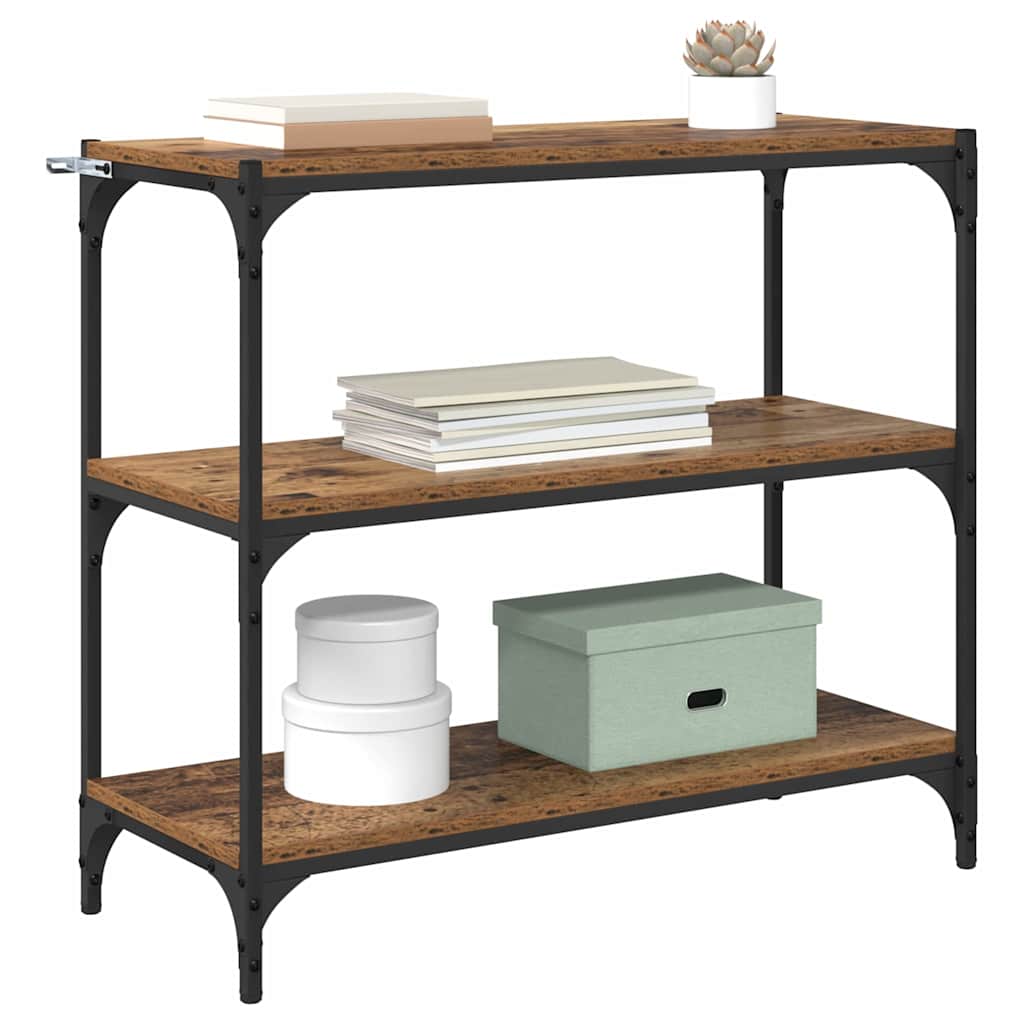 Bibliothèque Bois Ancien 80 x 33 x 70,5 cm - XIOS