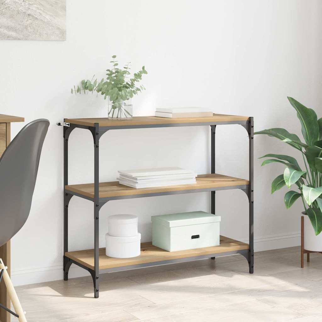 Bibliothèque Chêne artisanal 80 x 33 x 70,5 cm - XIOS