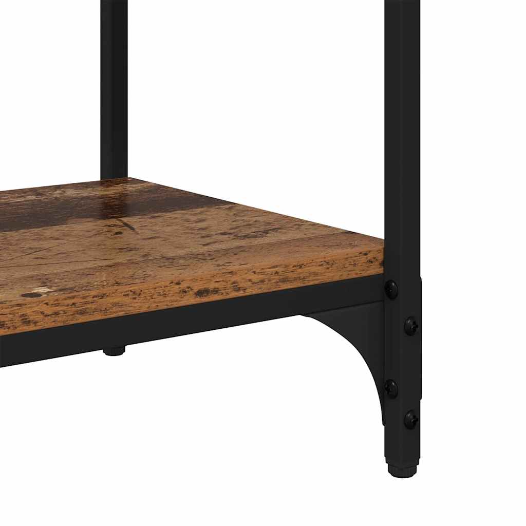 Meuble TV Bois Ancien 100x33x41cm Bois d'ingénierie et fer - XIOS