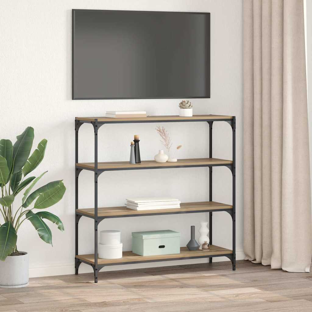 Bibliothèque Chêne artisanal 100 x 33 x 100 cm - XIOS