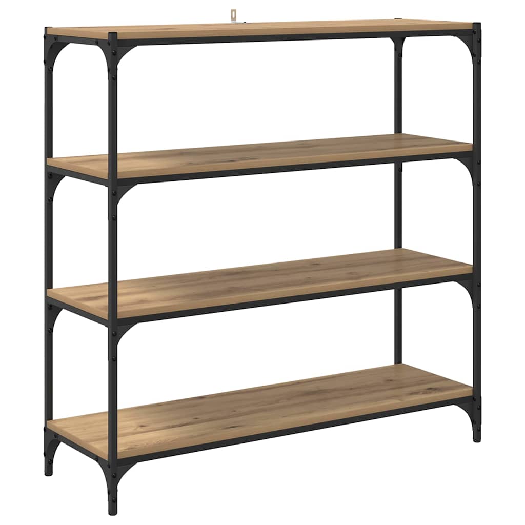 Bibliothèque Chêne artisanal 100 x 33 x 100 cm - XIOS