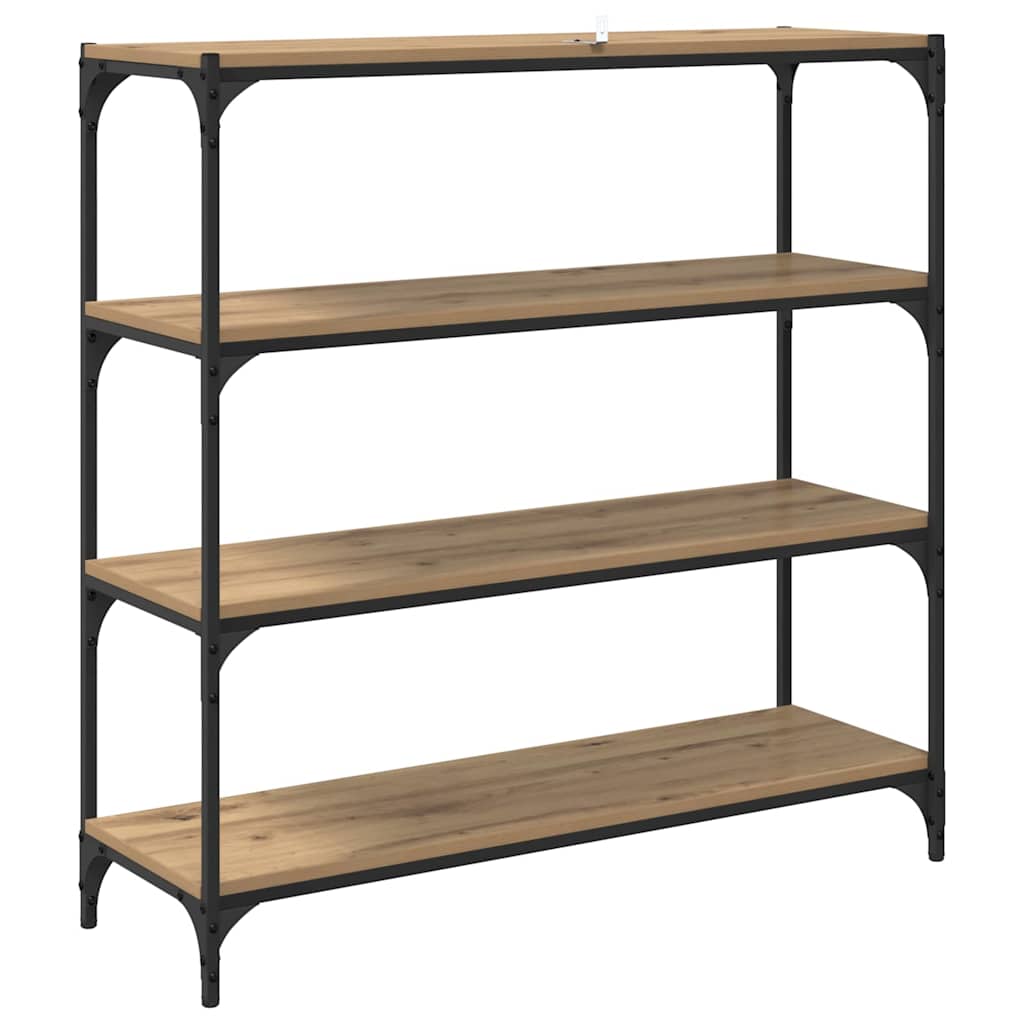 Bibliothèque Chêne artisanal 100 x 33 x 100 cm - XIOS