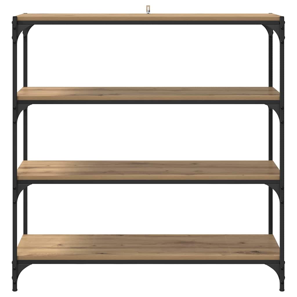 Bibliothèque Chêne artisanal 100 x 33 x 100 cm - XIOS