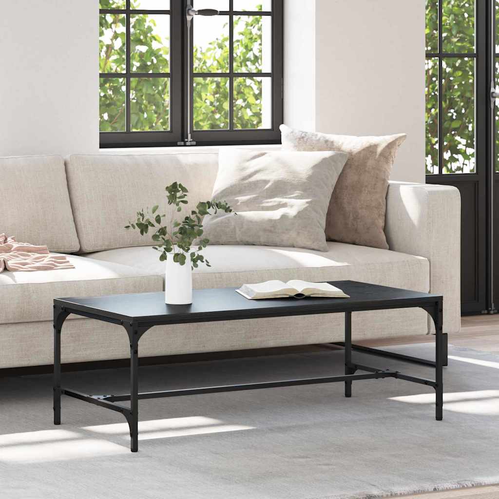 Table basse Chêne noir 100 x 50 x 35 cm Bois d'ingénierie