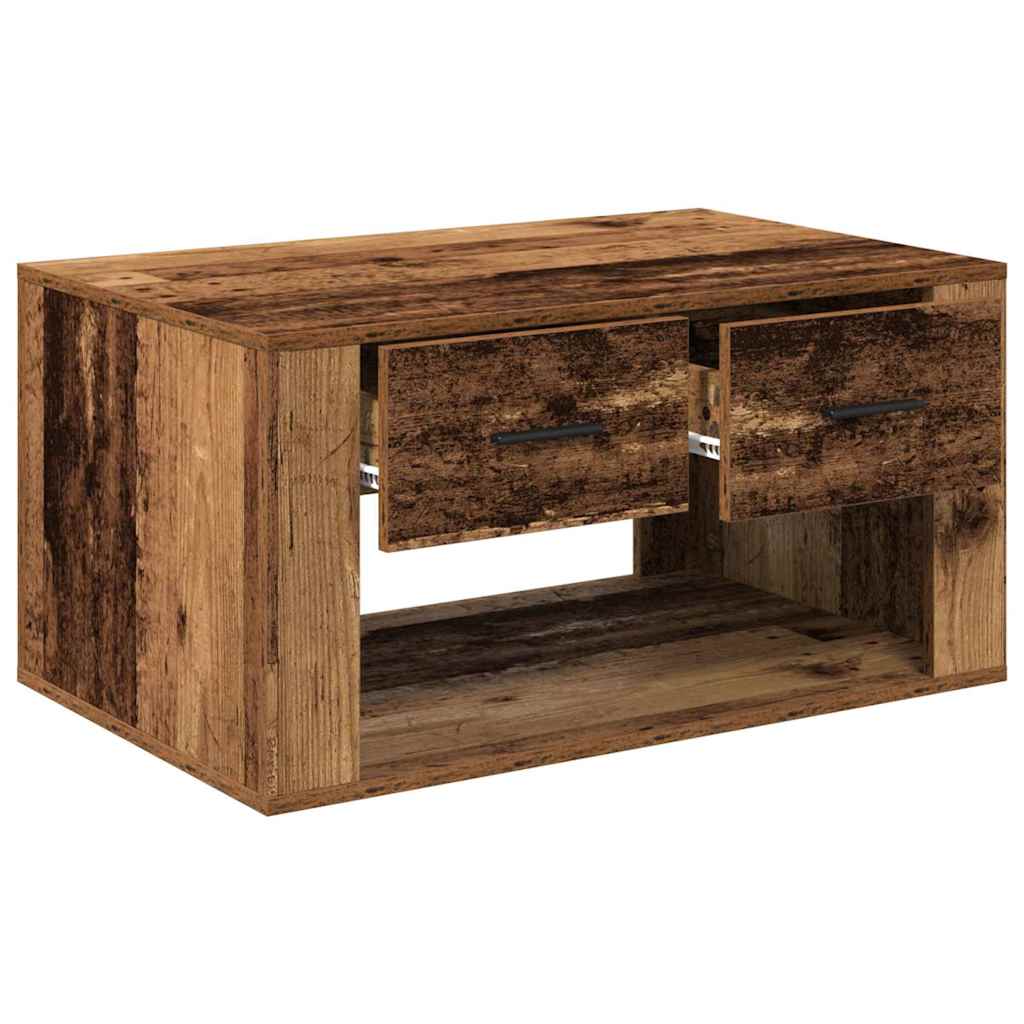 Table basse Bois Ancien 80 x 50 x 40 cm Bois d'ingénierie - XIOS