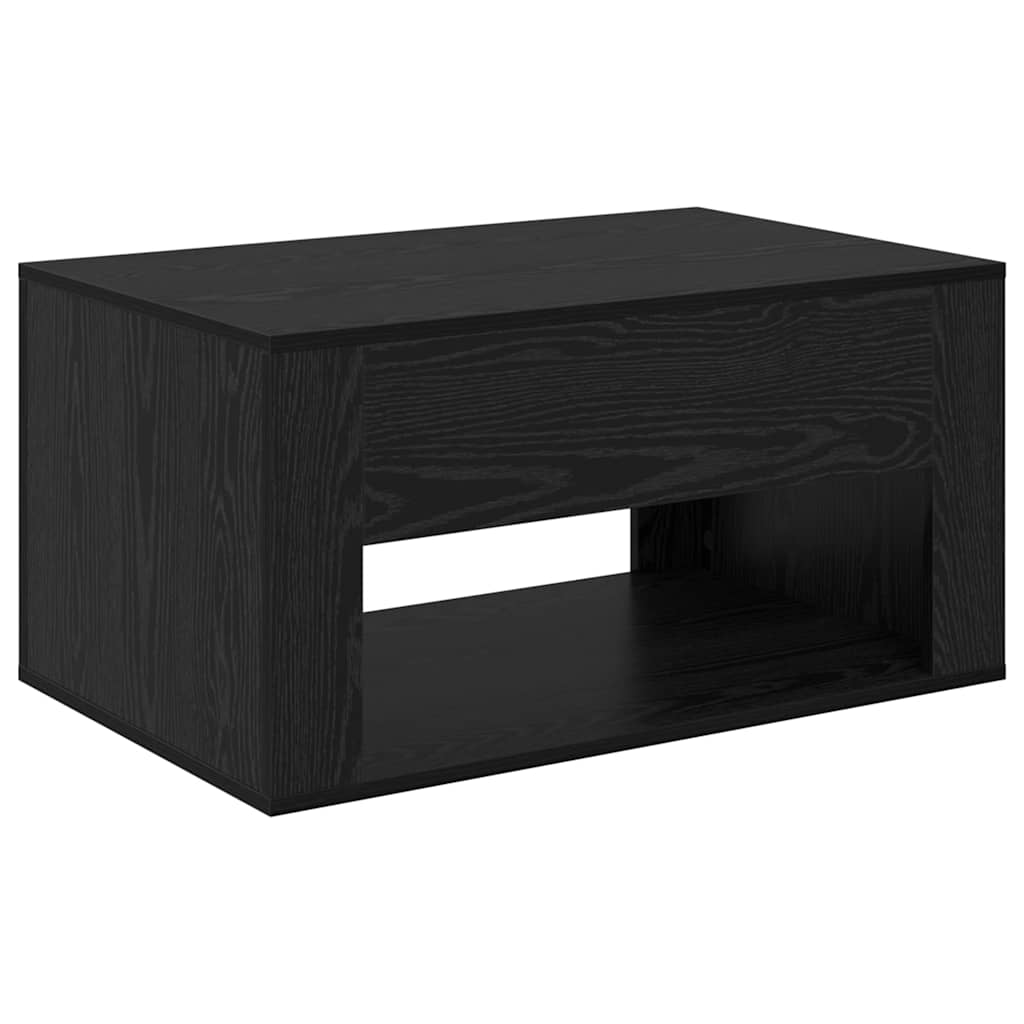 Table basse Chêne noir 80 x 50 x 40 cm Bois d'ingénierie - XIOS
