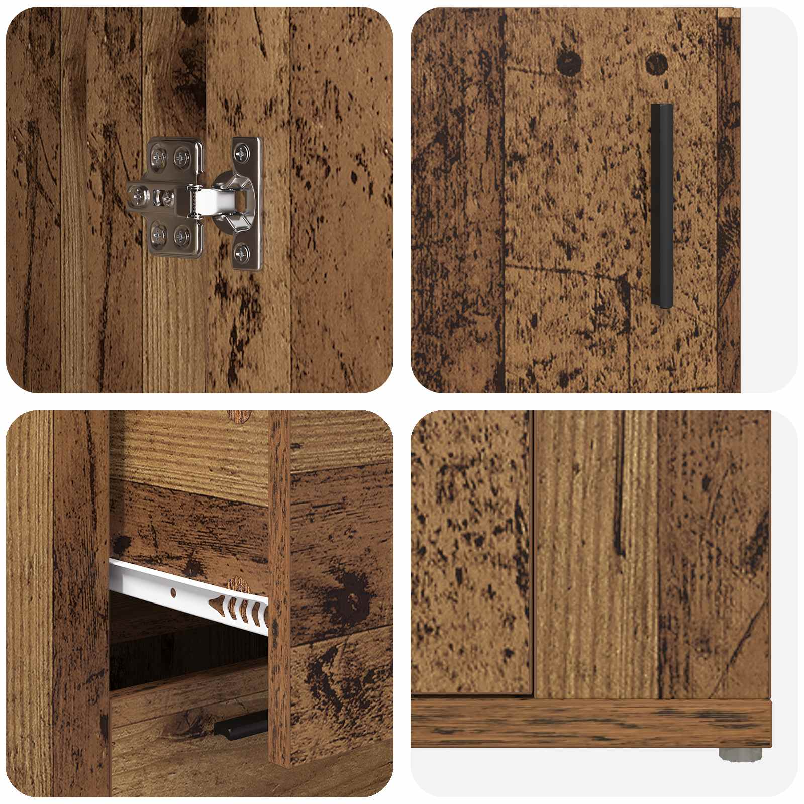 Buffet Bois ancien 100 x 33 x 59,5 cm Bois d'ingénierie - XIOS
