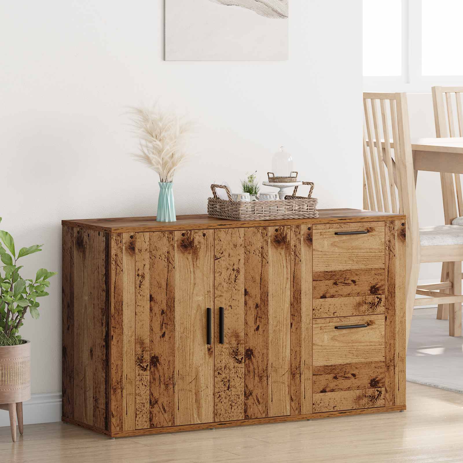 Buffet Bois ancien 100 x 33 x 59,5 cm Bois d'ingénierie - XIOS