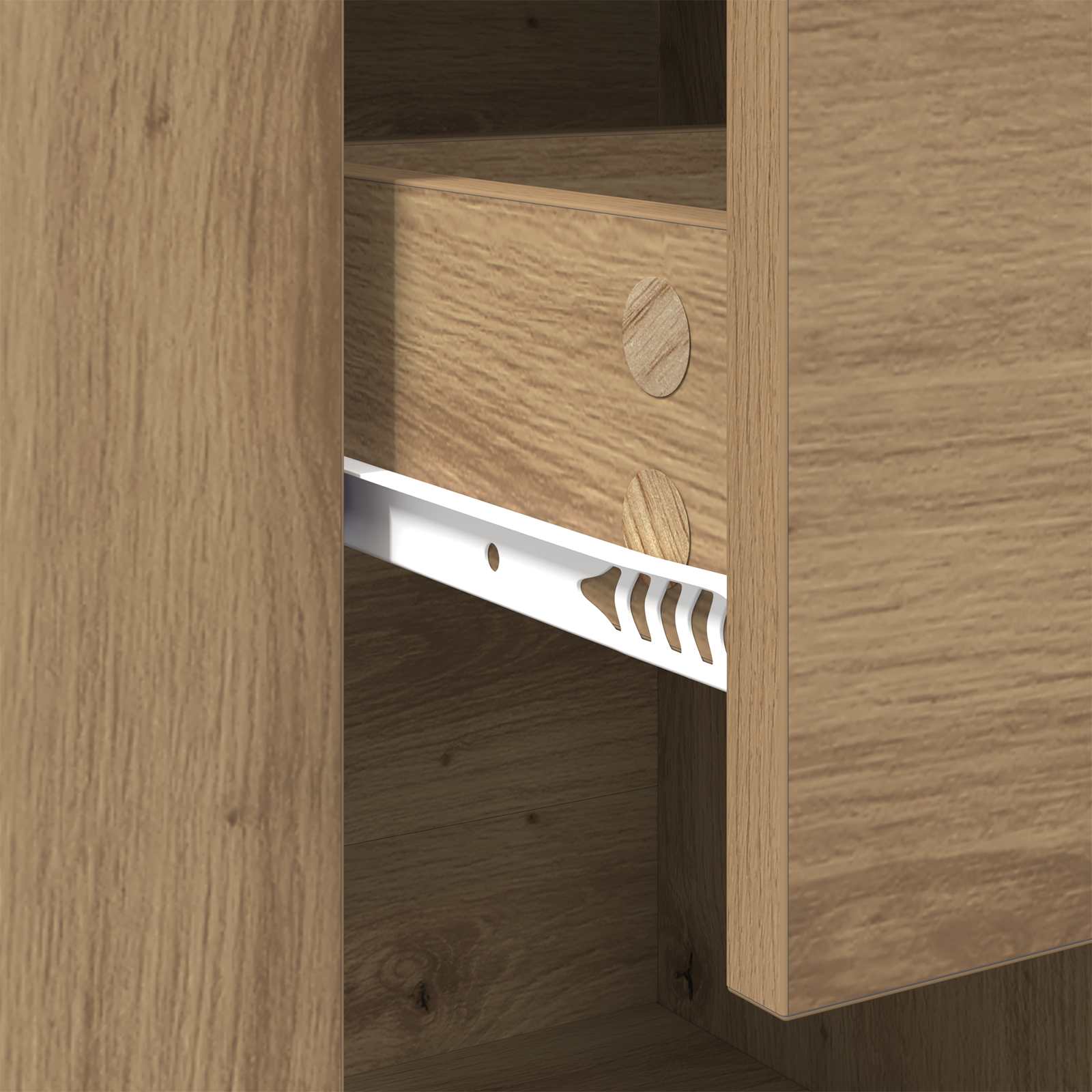 Buffet Chêne artisanal 100 x 30 x 59,5 cm Bois d'ingénierie - XIOS