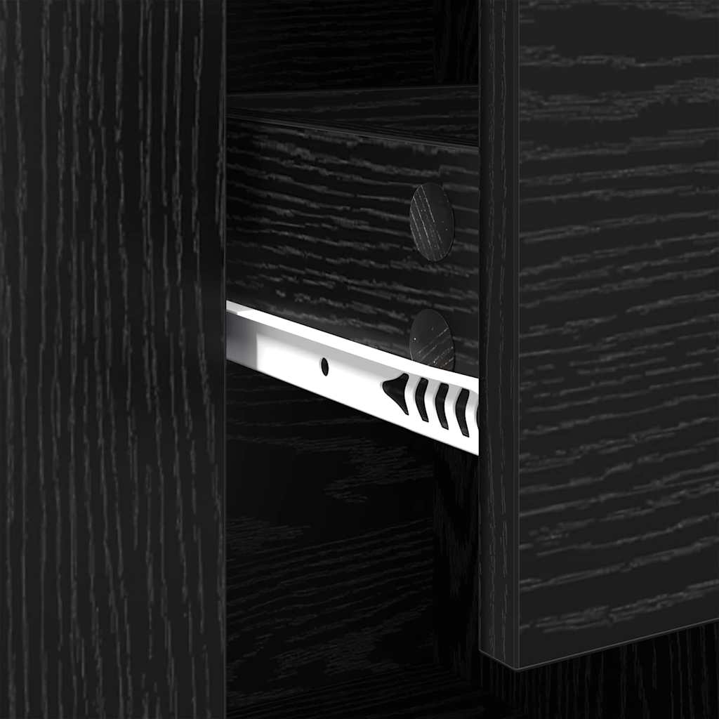 Buffet Chêne noir 100 x 30 x 59,5 cm Bois d'ingénierie - XIOS