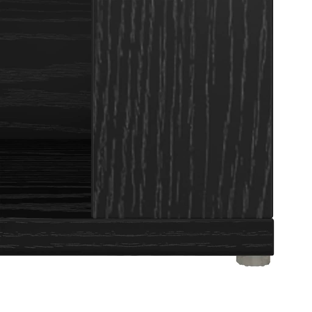 Buffet Chêne noir 100 x 30 x 59,5 cm Bois d'ingénierie - XIOS