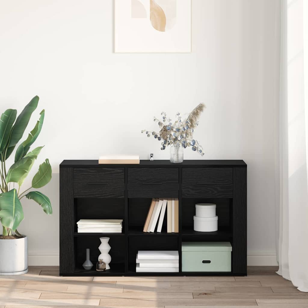 Buffet Chêne noir 100 x 30 x 59,5 cm Bois d'ingénierie - XIOS