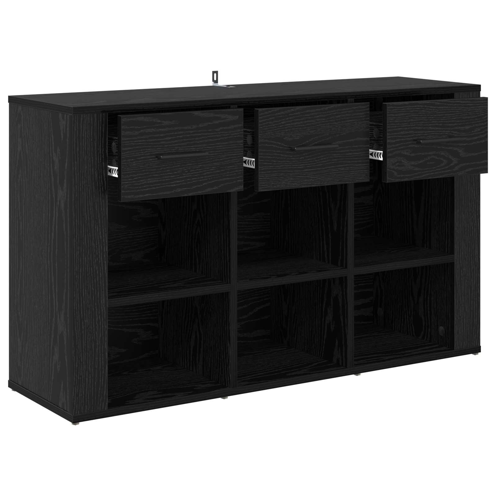 Buffet Chêne noir 100 x 30 x 59,5 cm Bois d'ingénierie - XIOS