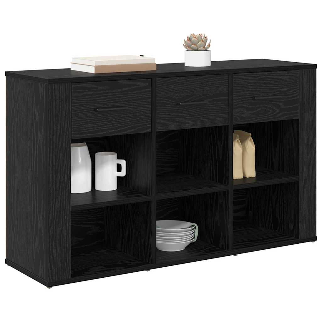 Buffet Chêne noir 100 x 30 x 59,5 cm Bois d'ingénierie - XIOS