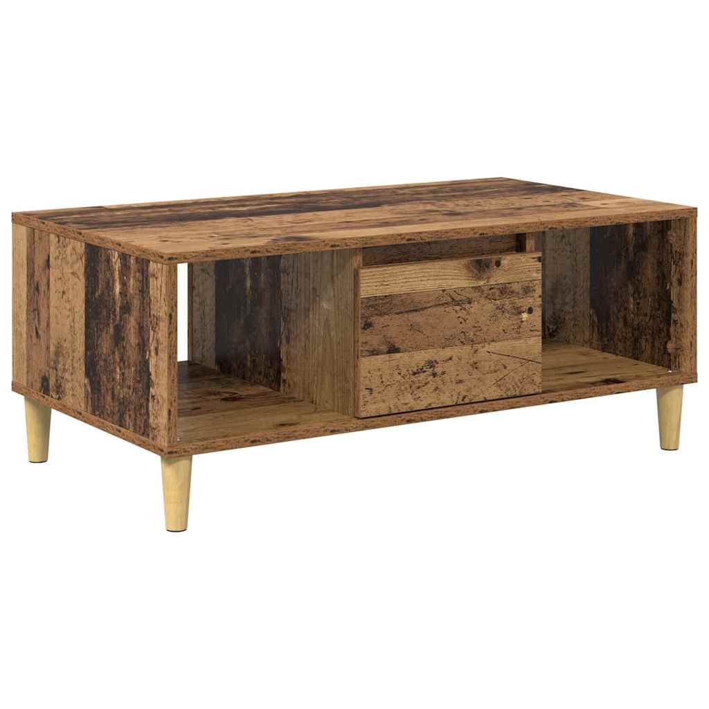 Table basse Bois Ancien 90 x 50 x 26,5 cm Bois d'ingénierie - XIOS