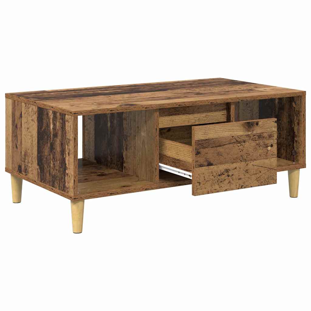 Table basse Bois Ancien 90 x 50 x 26,5 cm Bois d'ingénierie - XIOS