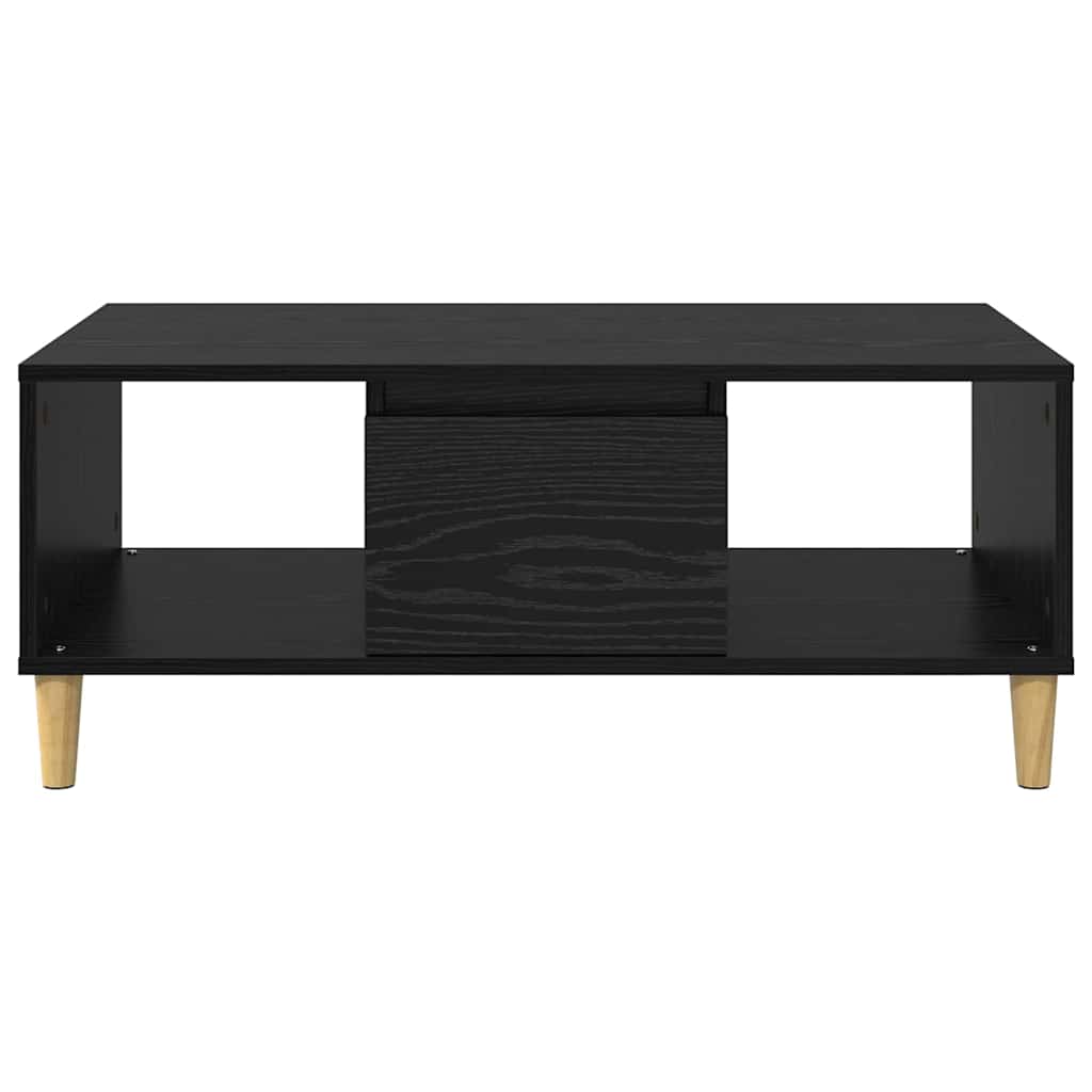 Table basse Chêne noir 90 x 50 x 26,5 cm Bois d'ingénierie - XIOS