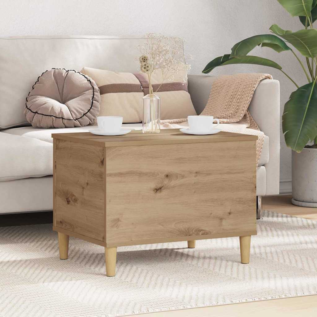 Cabinet de chevet chêne artisanal 60 x 44.5 x 45 cm - XIOS