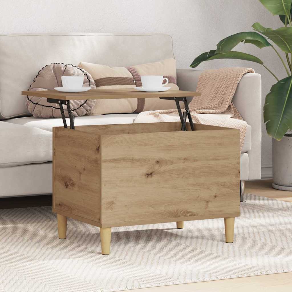 Cabinet de chevet chêne artisanal 60 x 44.5 x 45 cm - XIOS
