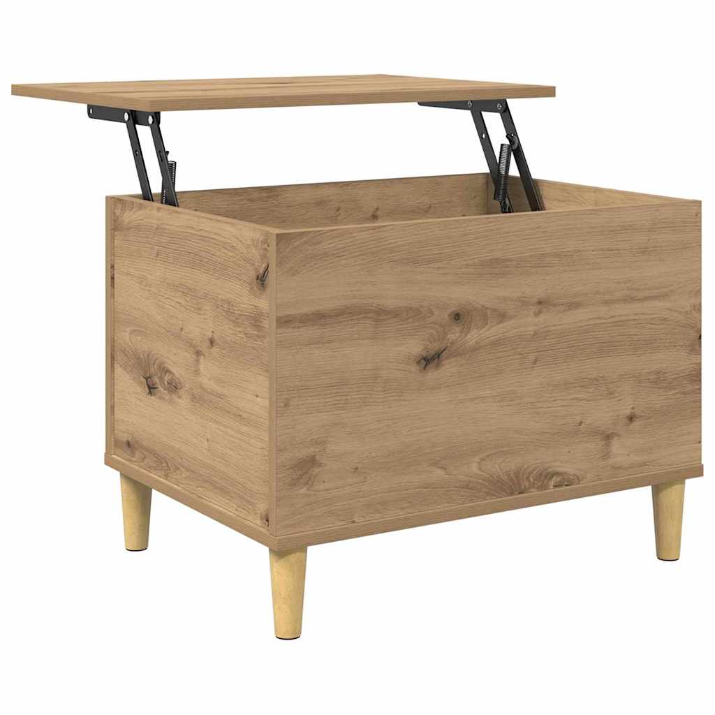 Cabinet de chevet chêne artisanal 60 x 44.5 x 45 cm - XIOS