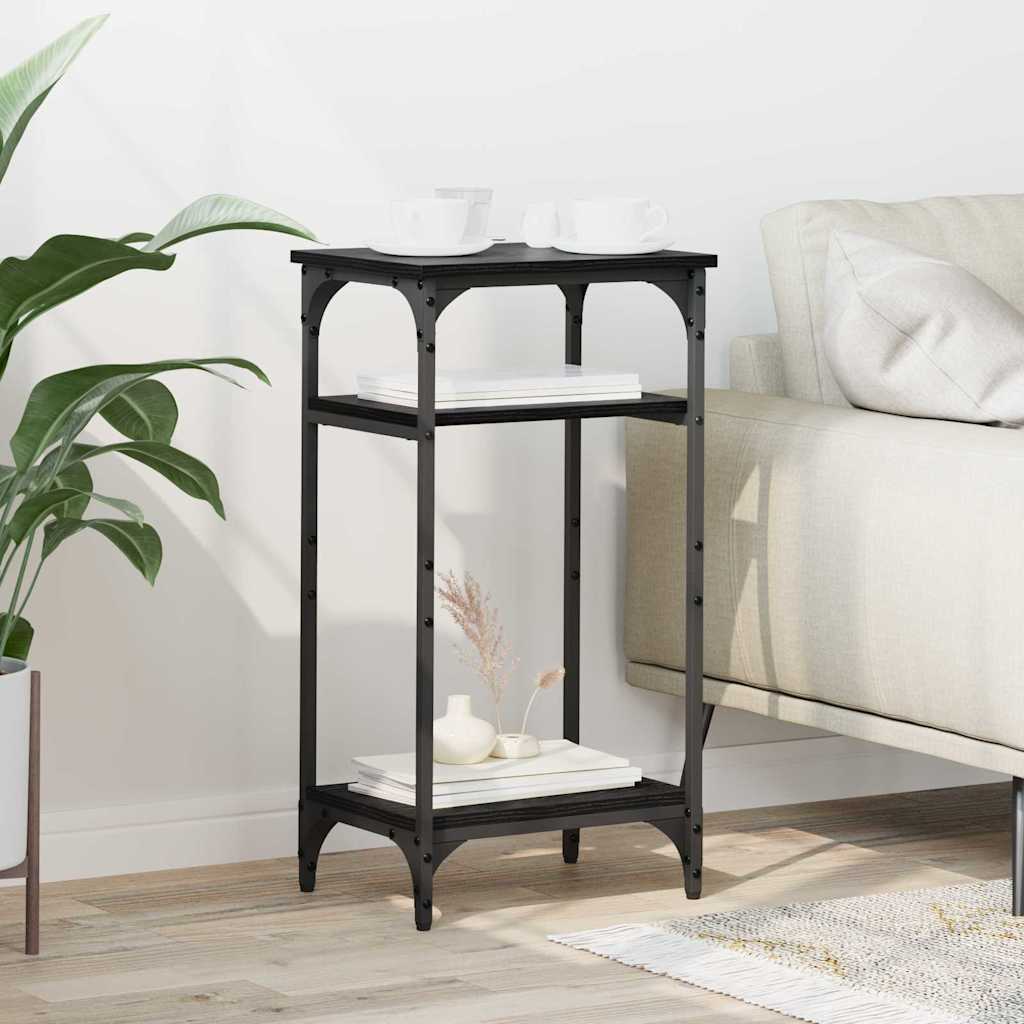 Table d'appoint Chêne noir 40 x 30 x 75 cm Bois d'ingénierie - XIOS