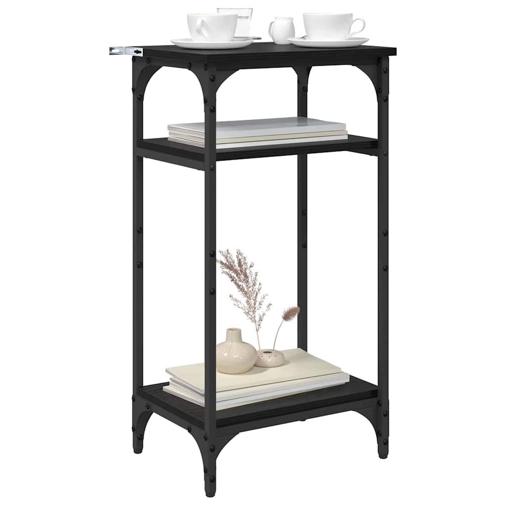 Table d'appoint Chêne noir 40 x 30 x 75 cm Bois d'ingénierie - XIOS