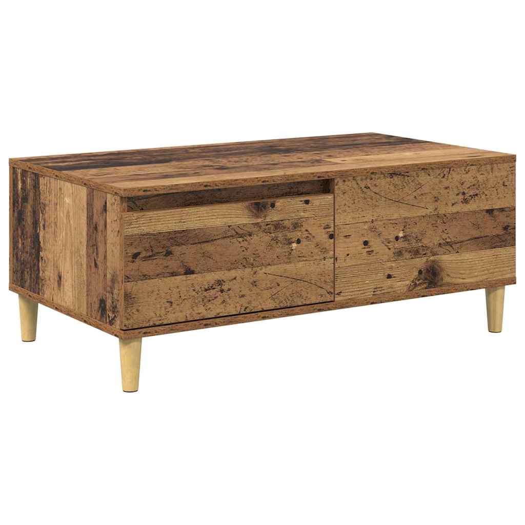 Table basse Bois Ancien 90 x 50 x 35 cm Bois d'ingénierie - XIOS