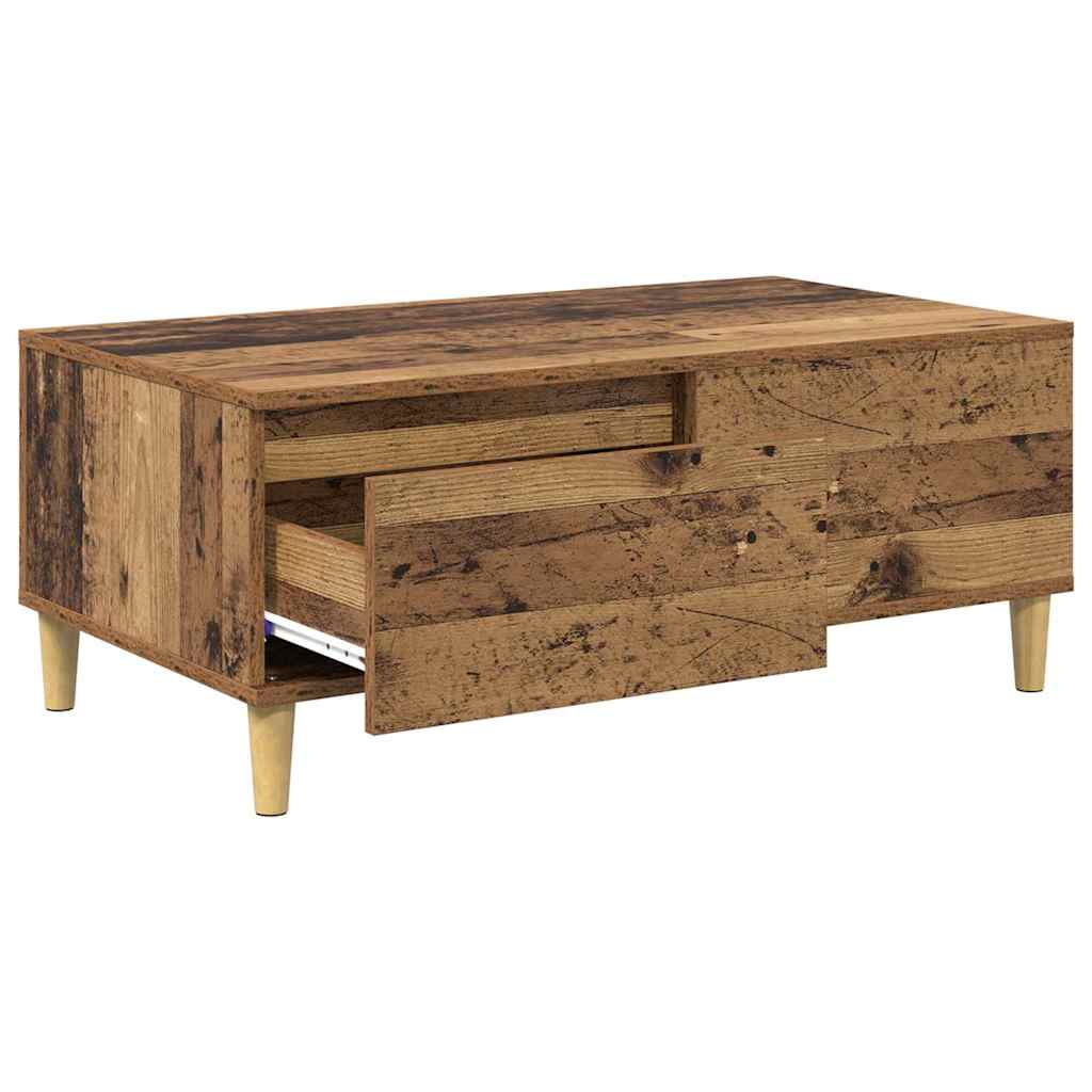 Table basse Bois Ancien 90 x 50 x 35 cm Bois d'ingénierie - XIOS