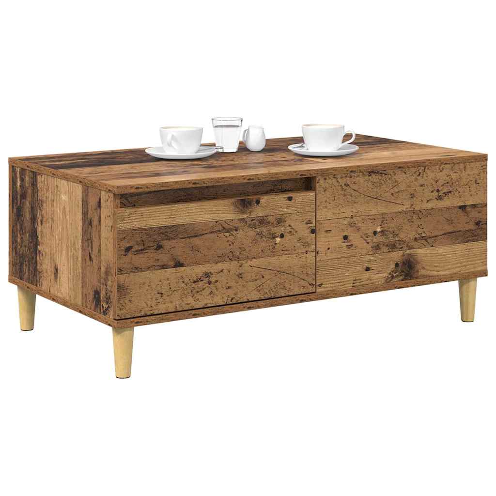 Table basse Bois Ancien 90 x 50 x 35 cm Bois d'ingénierie - XIOS