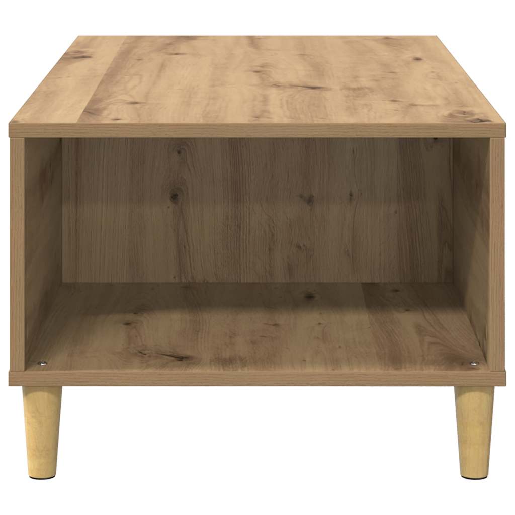 Table basse Chêne artisanal 90 x 50 x 35 cm Bois d'ingénierie - XIOS