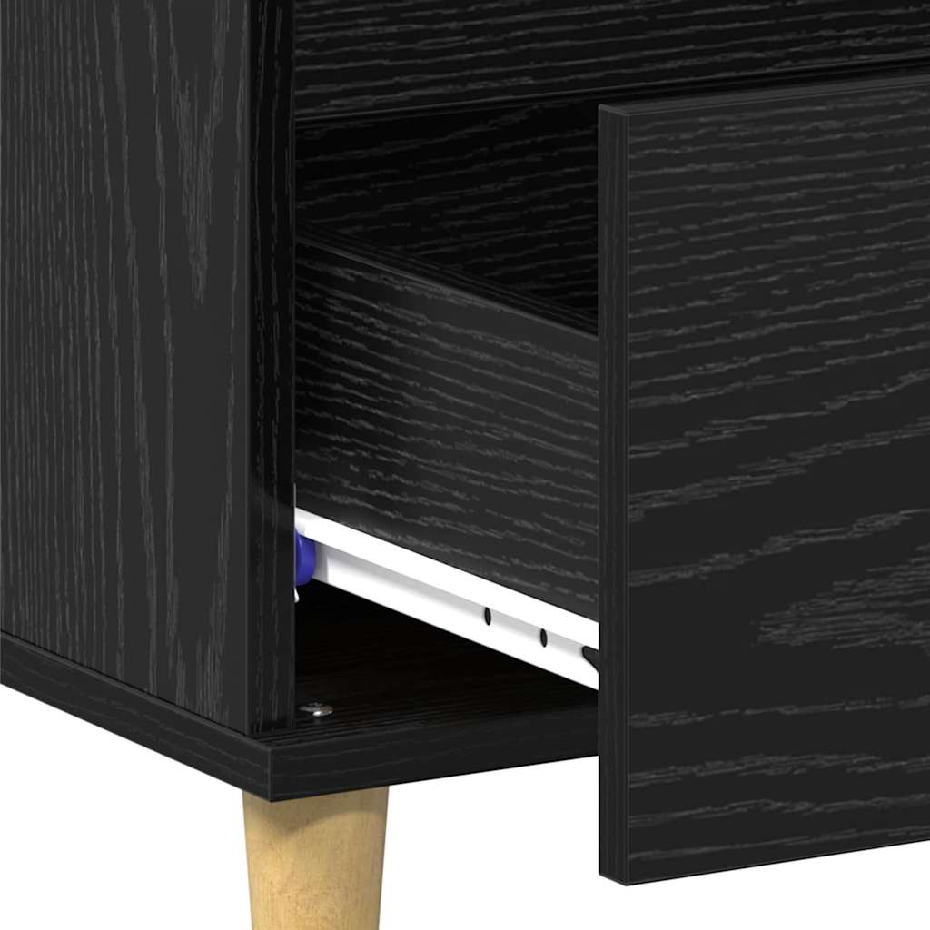 Table basse Chêne noir 90 x 50 x 35 cm Bois d'ingénierie - XIOS