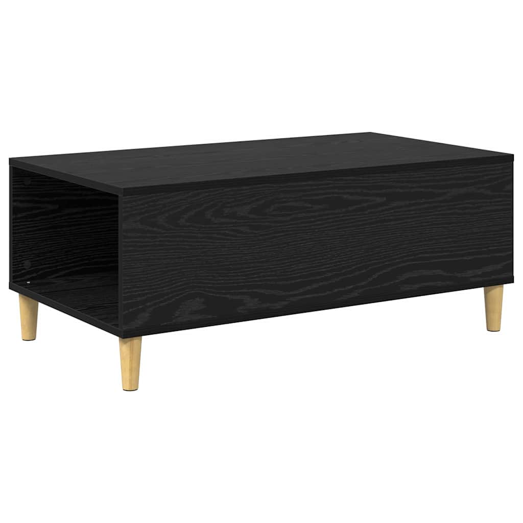Table basse Chêne noir 90 x 50 x 35 cm Bois d'ingénierie - XIOS