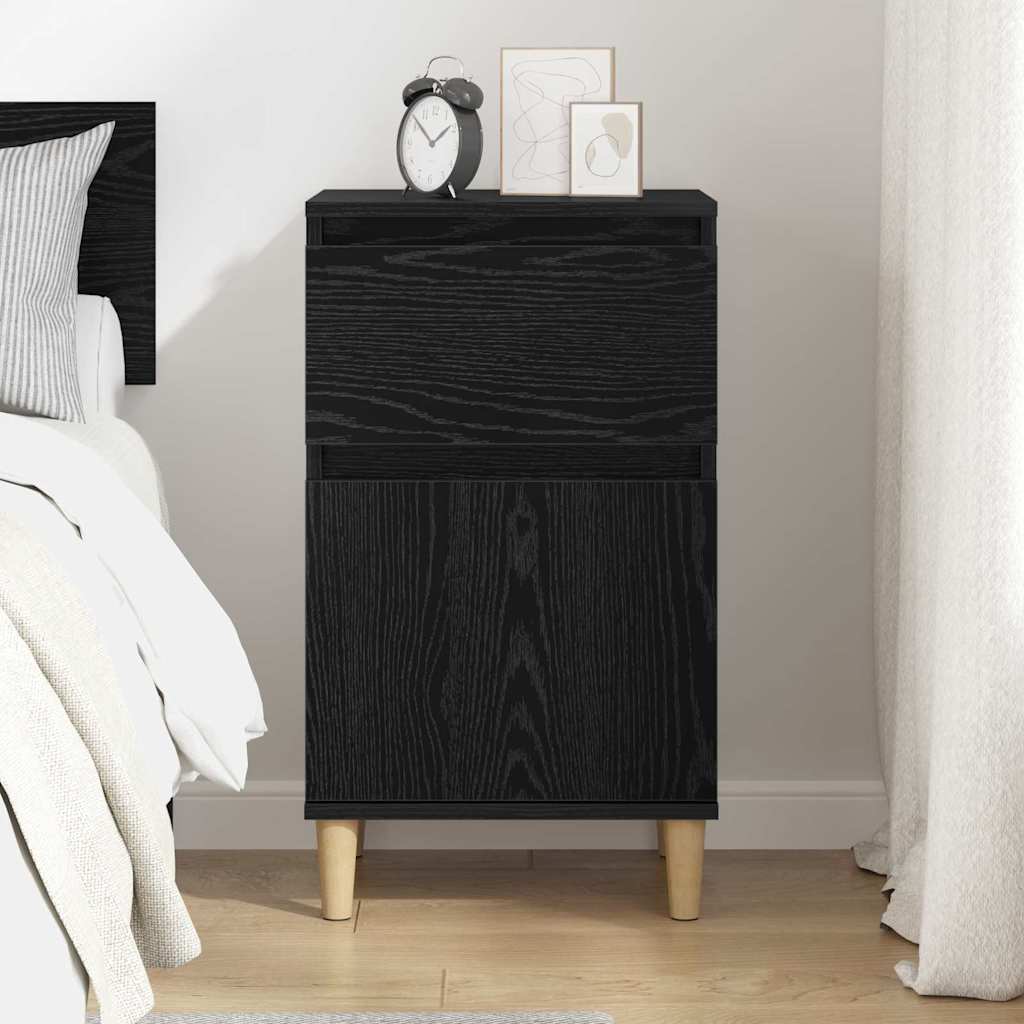 Cabinet de chevet Chêne noir 40 x 35 x 70 cm Bois d'ingénierie - XIOS