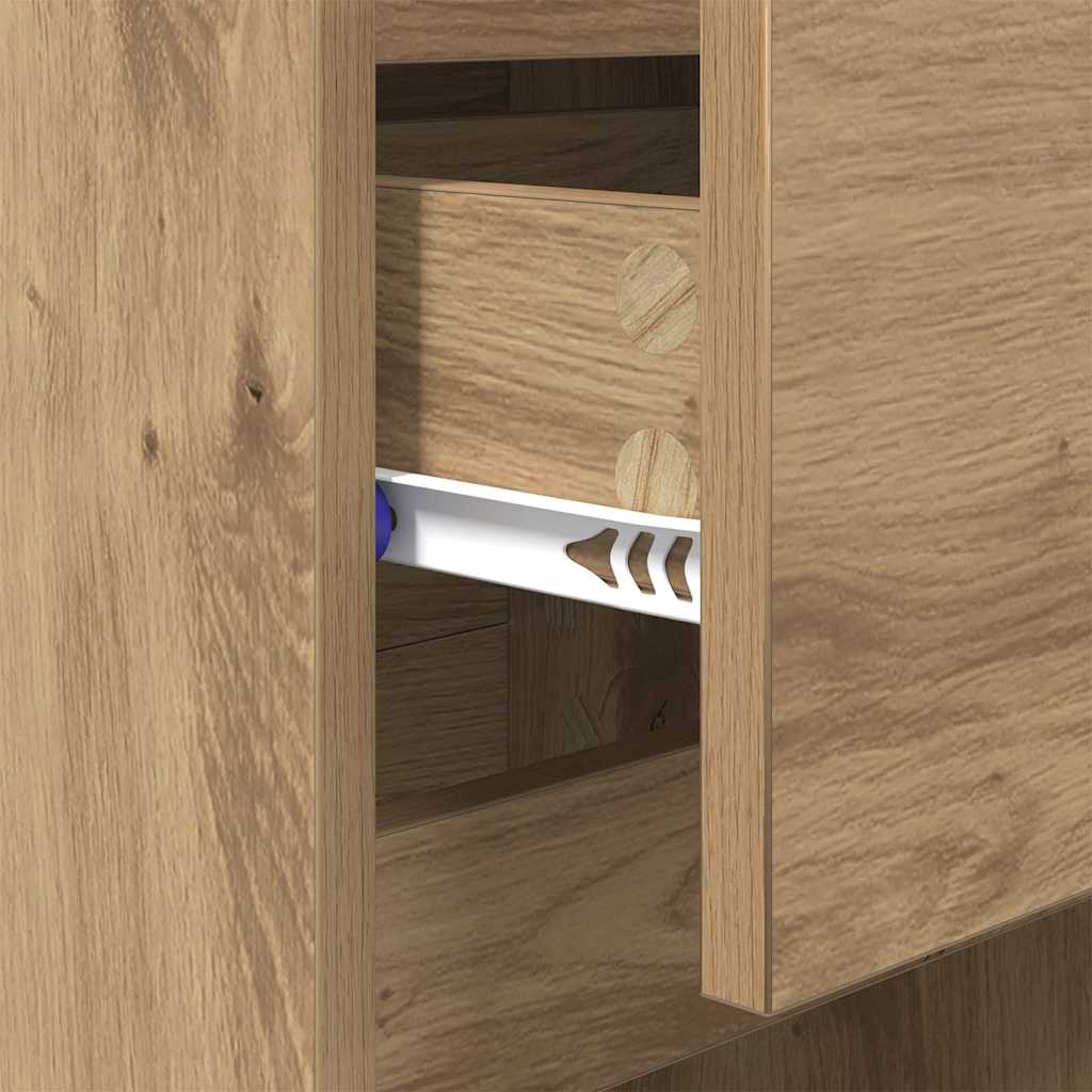Cabinet de chevet 2 pcs chêne artisanal 40 x 35 x 70 cm - XIOS