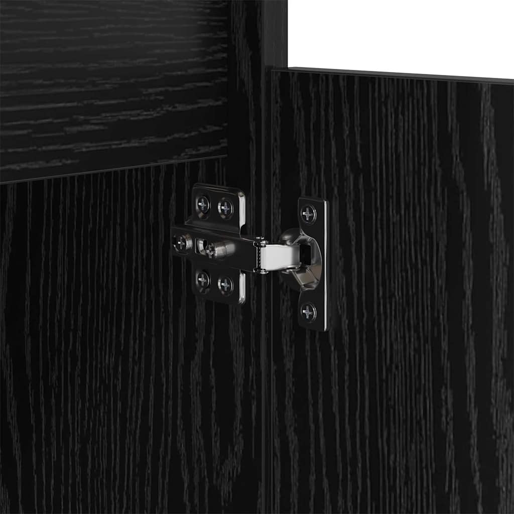 Cabinet de chevet Chêne noir 40 x 35 x 70 cm Bois d'ingénierie - XIOS