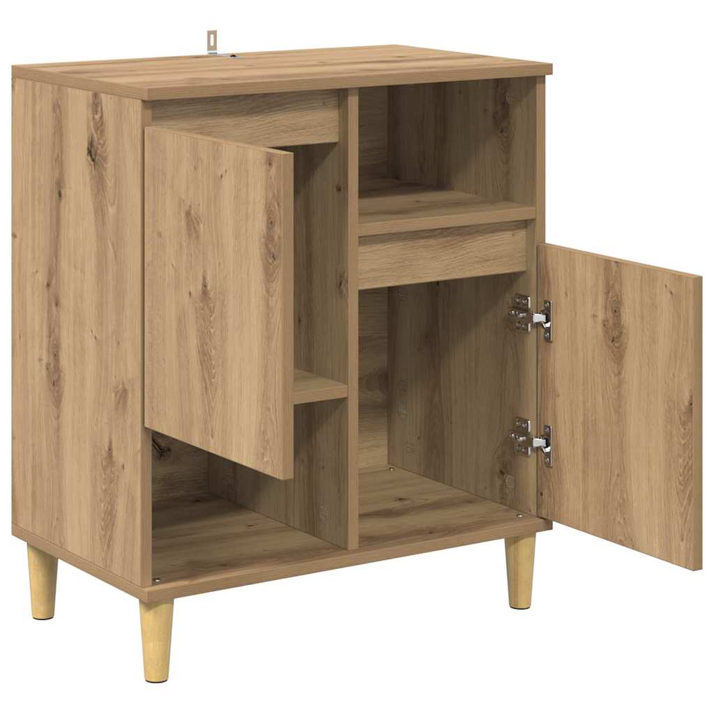 Buffet chêne artisanal 35 x 60 x 70 cm Bois d'ingénierie - XIOS