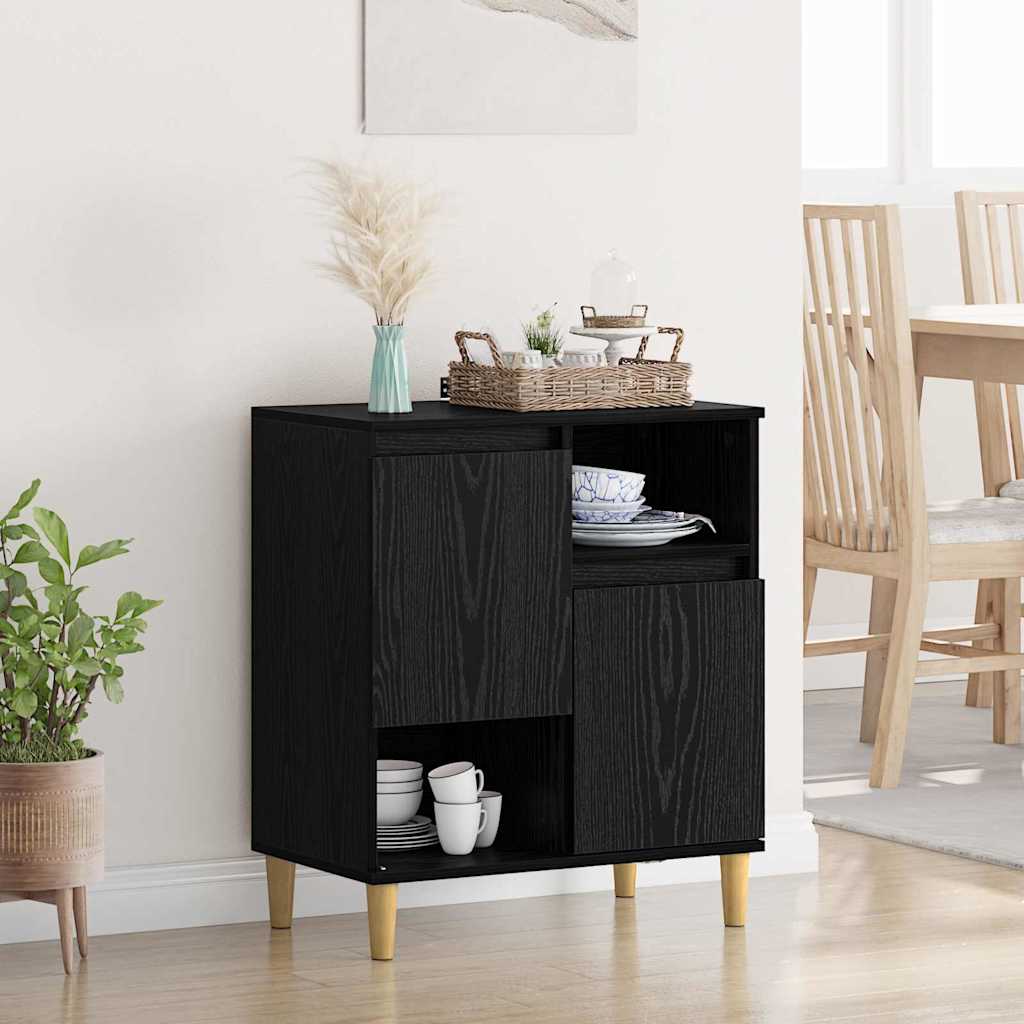 Buffet Chêne noir 35 x 60 x 70 cm Bois d'ingénierie - XIOS