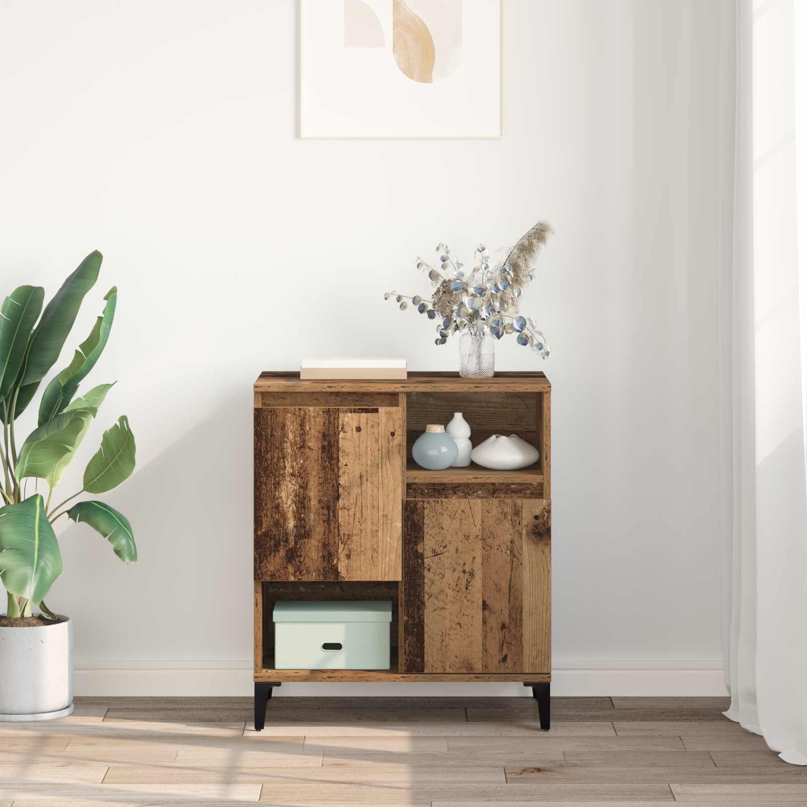 Buffet Bois ancien 60 x 35 x 70 cm Bois d'ingénierie - XIOS