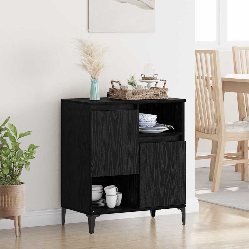 Buffet Chêne noir 60 x 35 x 70 cm Bois d'ingénierie - XIOS