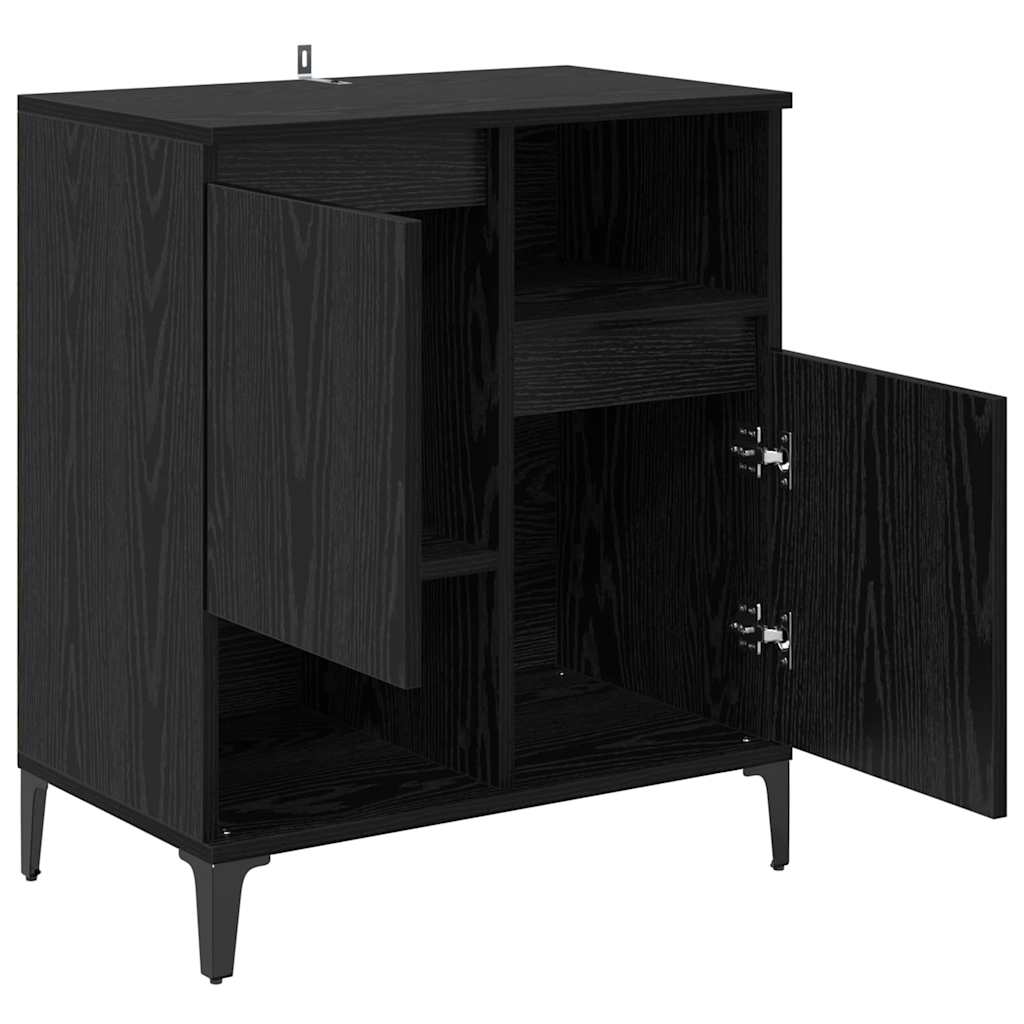 Buffet Chêne noir 60 x 35 x 70 cm Bois d'ingénierie - XIOS