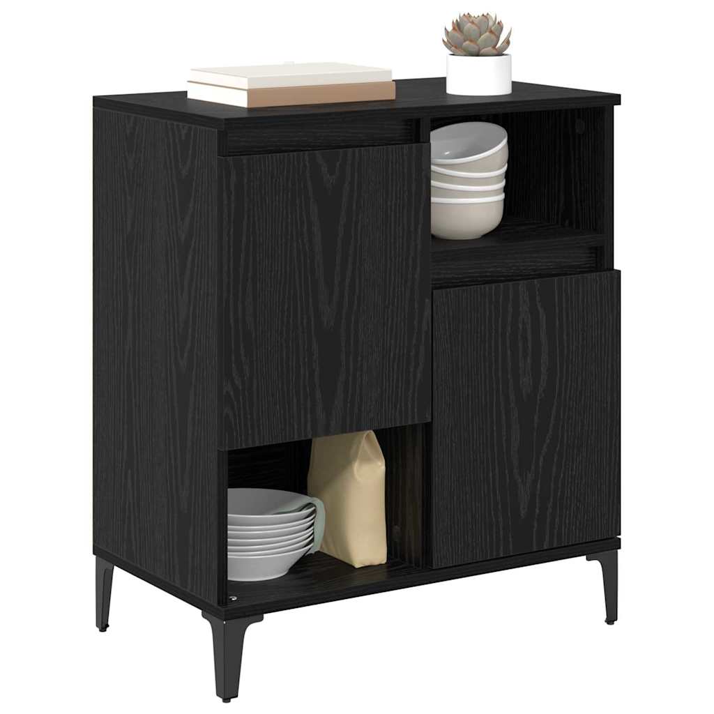 Buffet Chêne noir 60 x 35 x 70 cm Bois d'ingénierie - XIOS