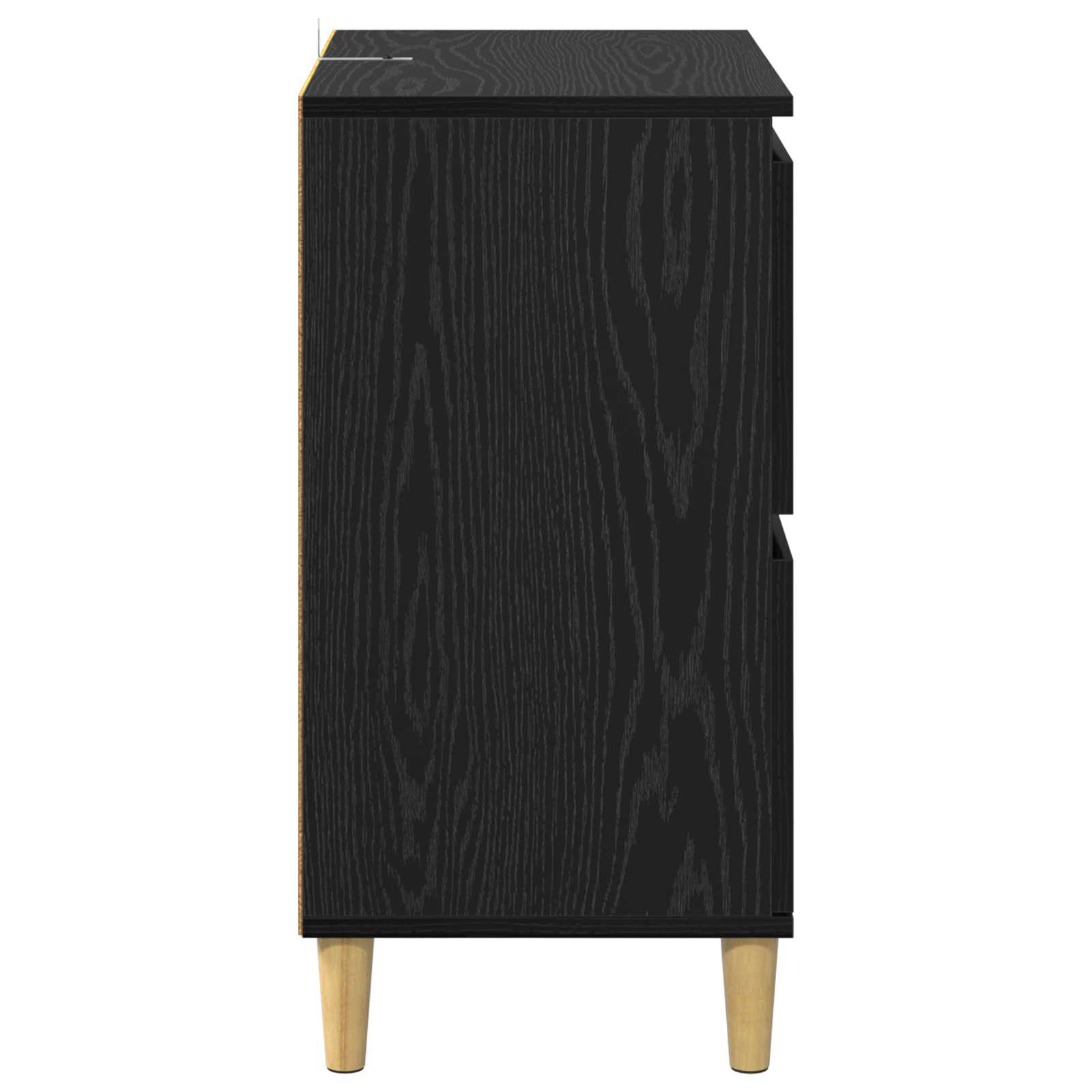 Buffet Chêne noir 60 x 35 x 70 cm Bois d'ingénierie - XIOS