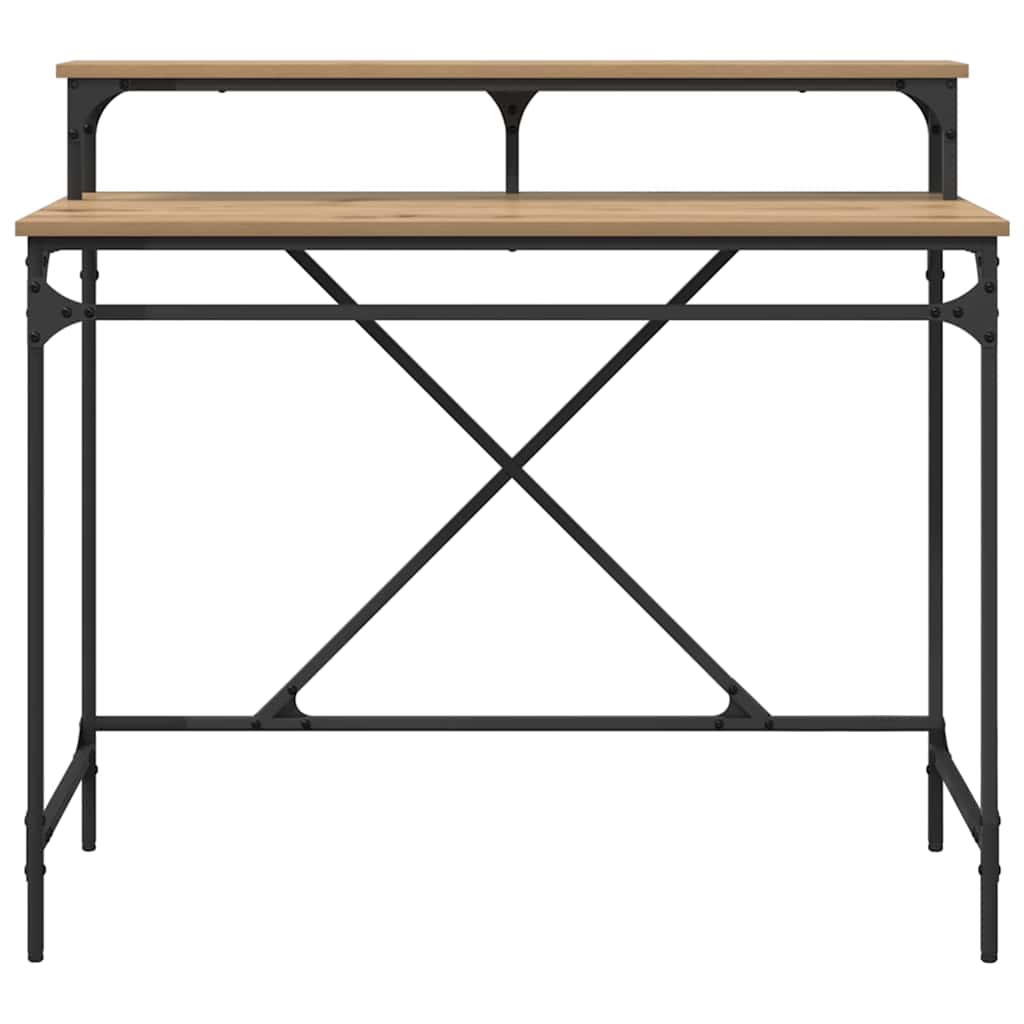 Bureau Chêne artisanal 100 x 50 x 90 cm Bois d'ingénierie - XIOS