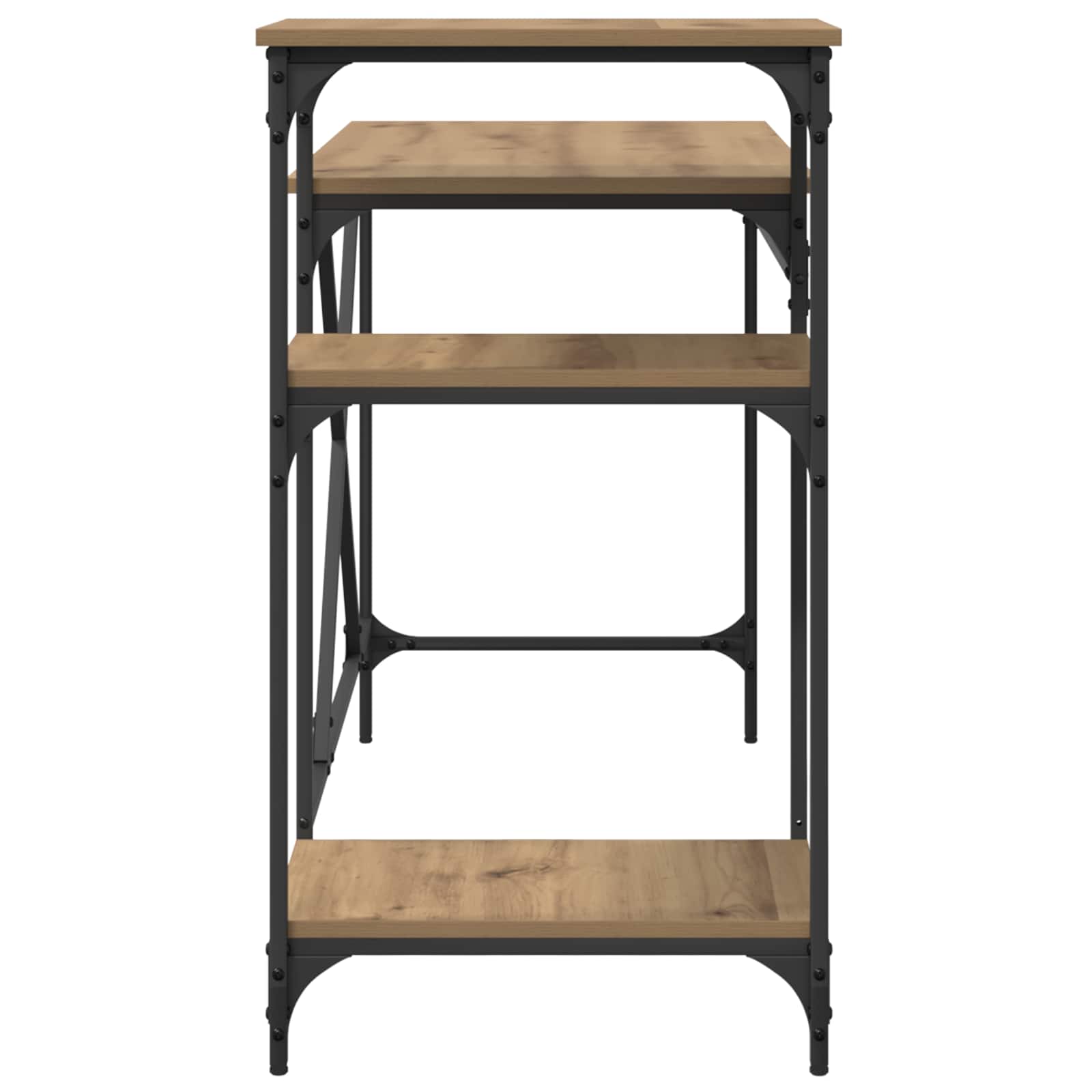 Bureau Chêne artisanal Bois d'ingénierie 135 x 50 x 90 cm - XIOS