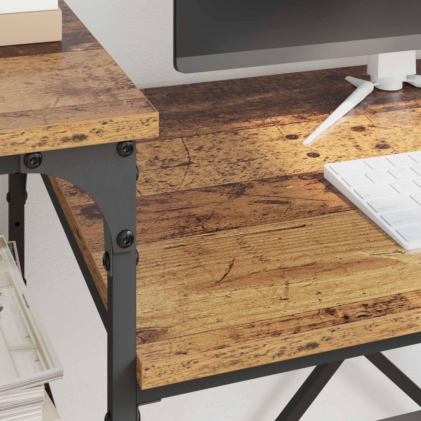 Bureau Bois Ancien 105 x 50 x 90 cm Bois d'ingénierie - XIOS