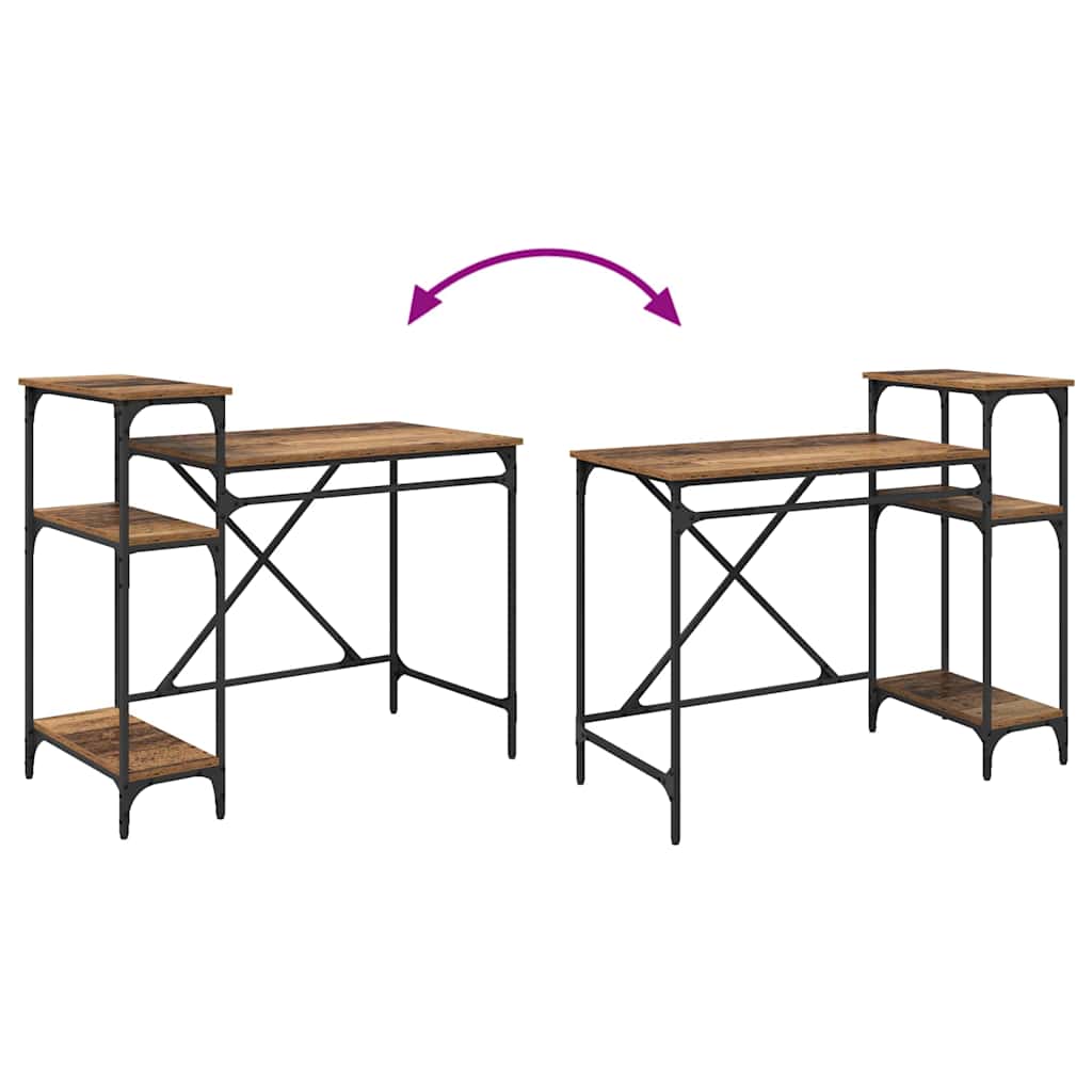 Bureau Bois Ancien 105 x 50 x 90 cm Bois d'ingénierie - XIOS